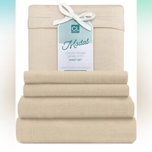 NWT Comfort Lab Cotton-Modal Jersey Knit Sheet Set